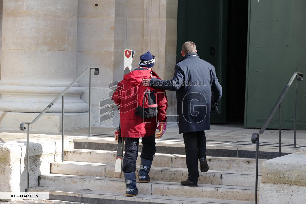 Michel Blanc Funeral - Paris