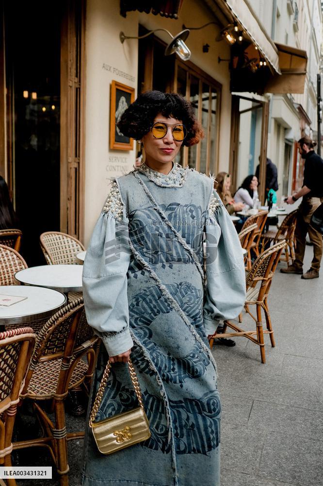 PFW - Lacoste Street Style