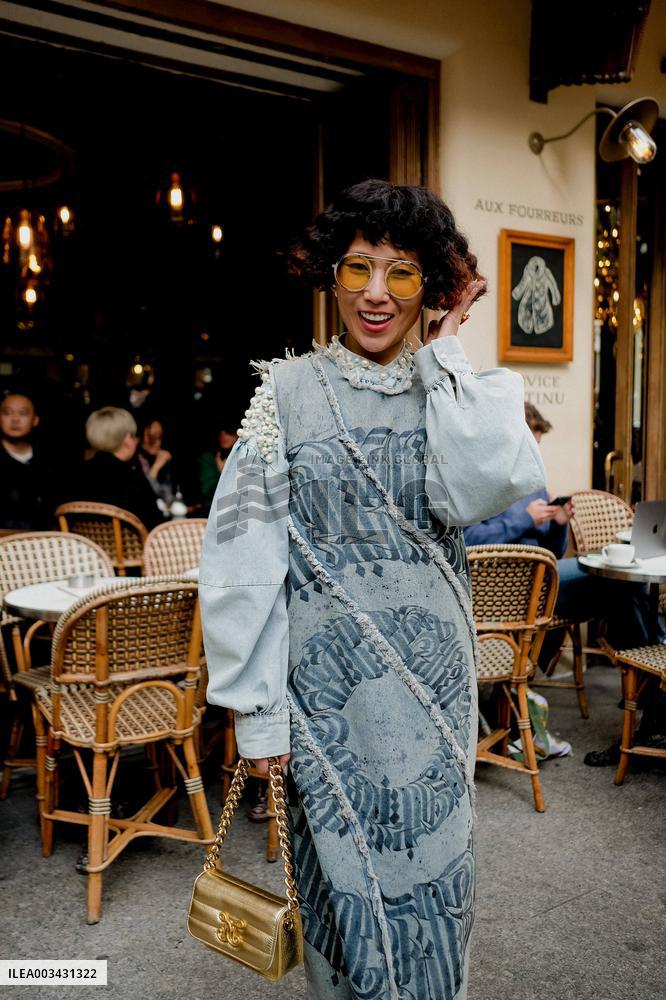 PFW - Lacoste Street Style