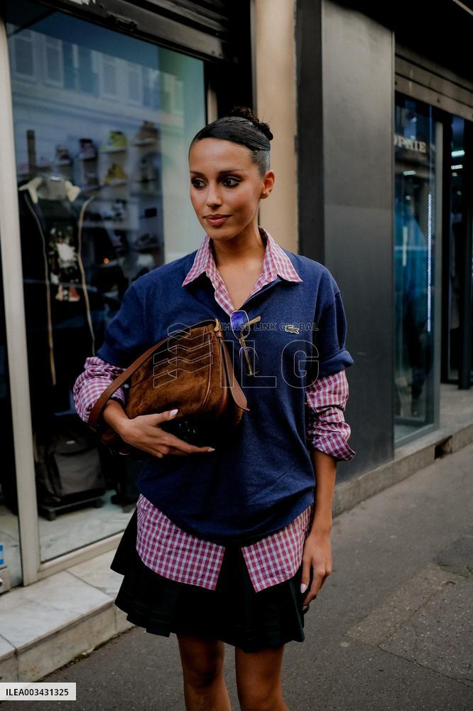PFW - Lacoste Street Style