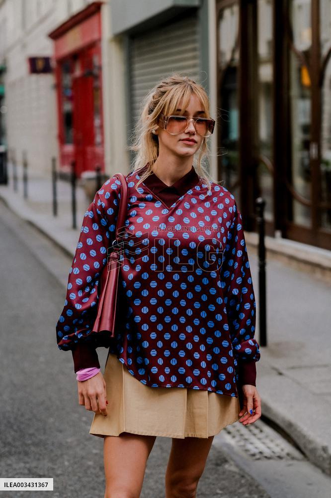 PFW - Lacoste Street Style