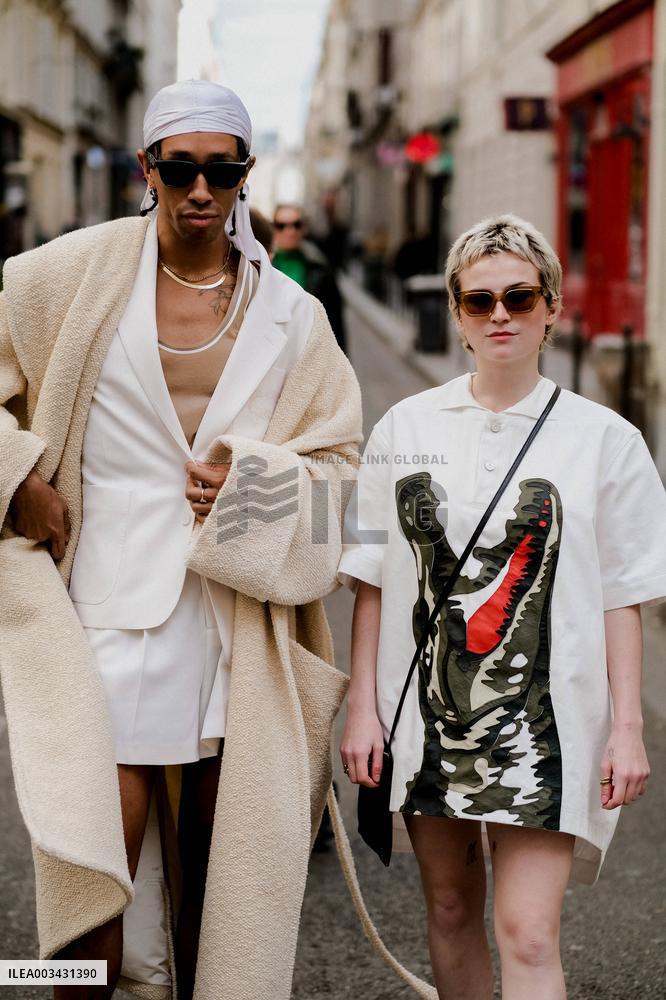 PFW - Lacoste Street Style