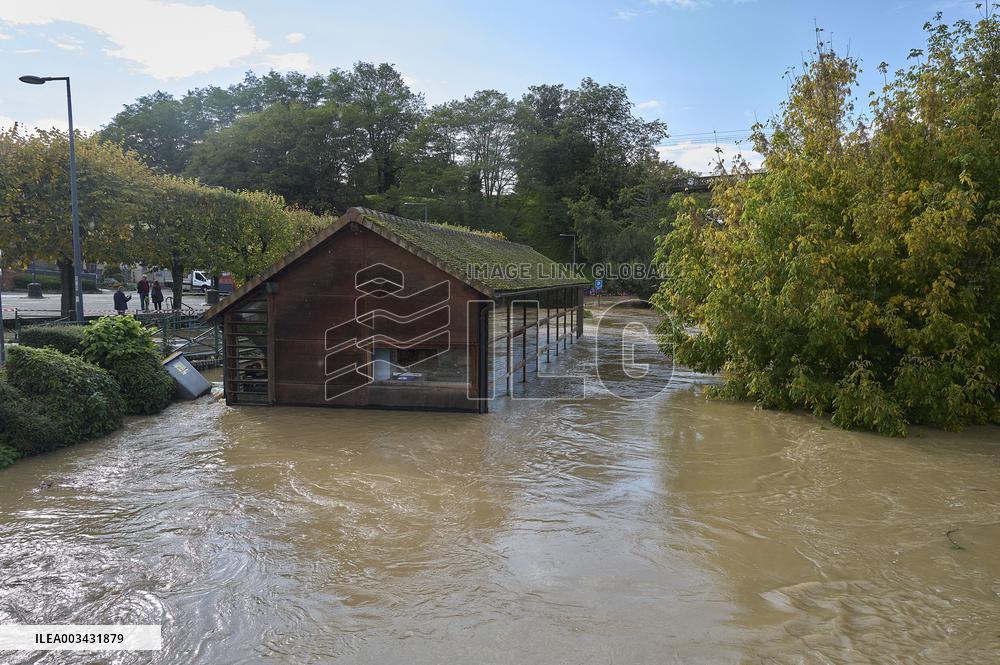 Heavy Flooding After Storm Kirk - Essonne