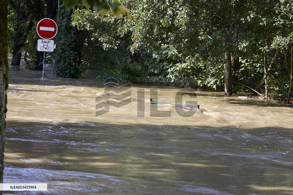 Heavy Flooding After Storm Kirk - Essonne