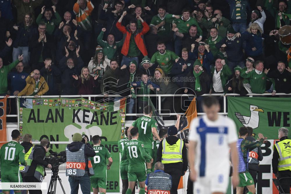 Jalkapallo: Suomi hakee avausvoittoaan miesten Kansojen liigassa, Irlanti vastassa myöhäisottelussa 21.45