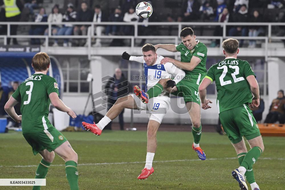 Jalkapallo: Suomi hakee avausvoittoaan miesten Kansojen liigassa, Irlanti vastassa myöhäisottelussa 21.45