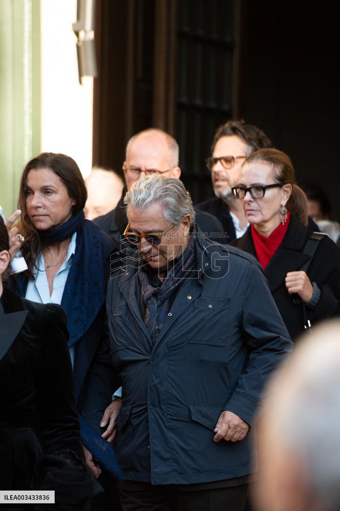 Michel Blanc Funeral - Paris