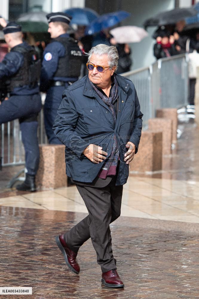 Michel Blanc Funeral - Paris