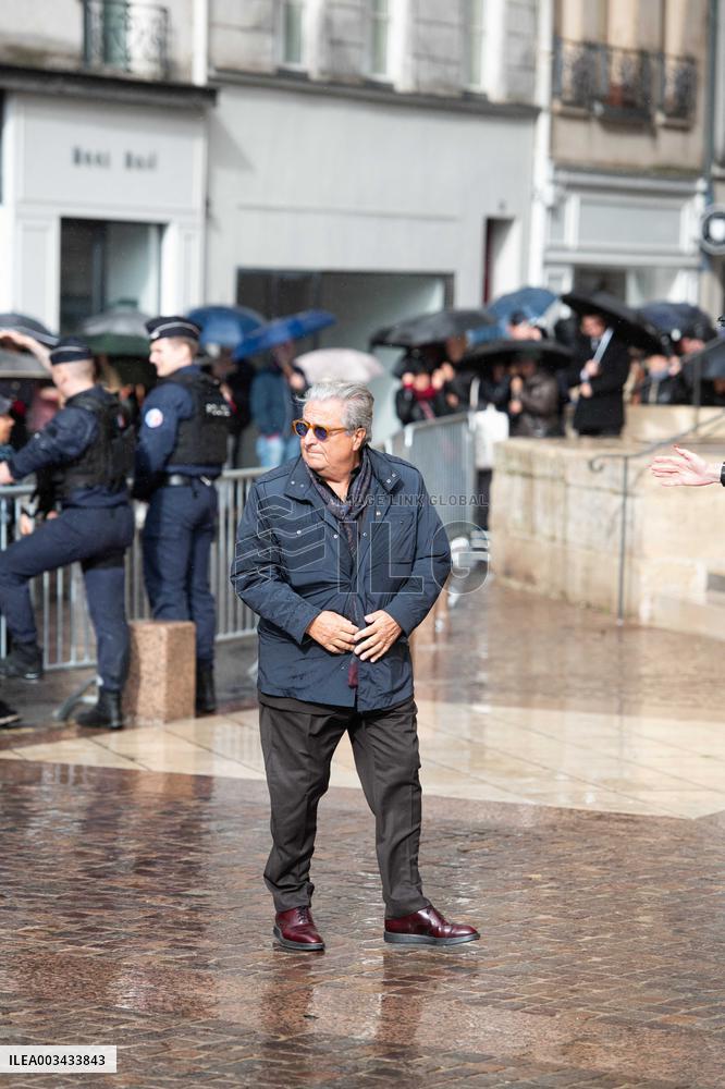 Michel Blanc Funeral - Paris
