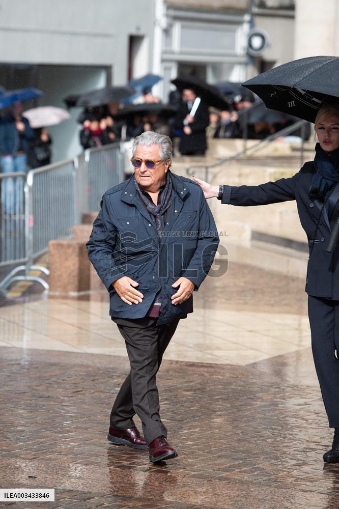 Michel Blanc Funeral - Paris