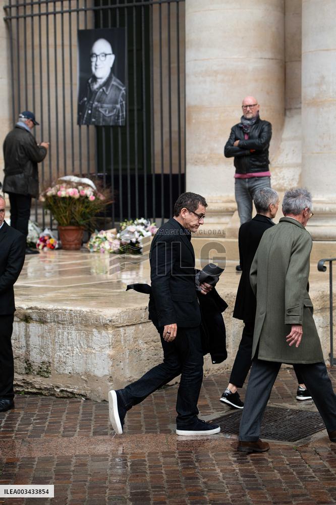 Michel Blanc Funeral - Paris