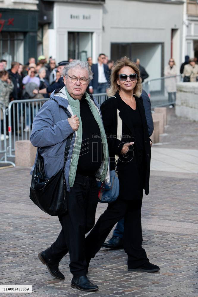 Michel Blanc Funeral - Paris