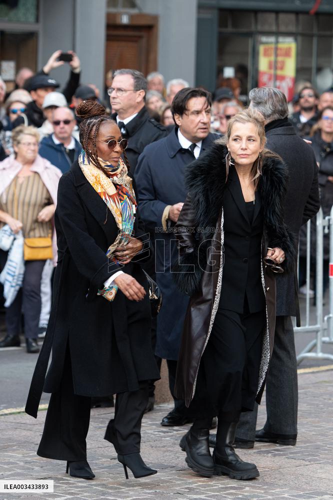 Michel Blanc Funeral - Paris