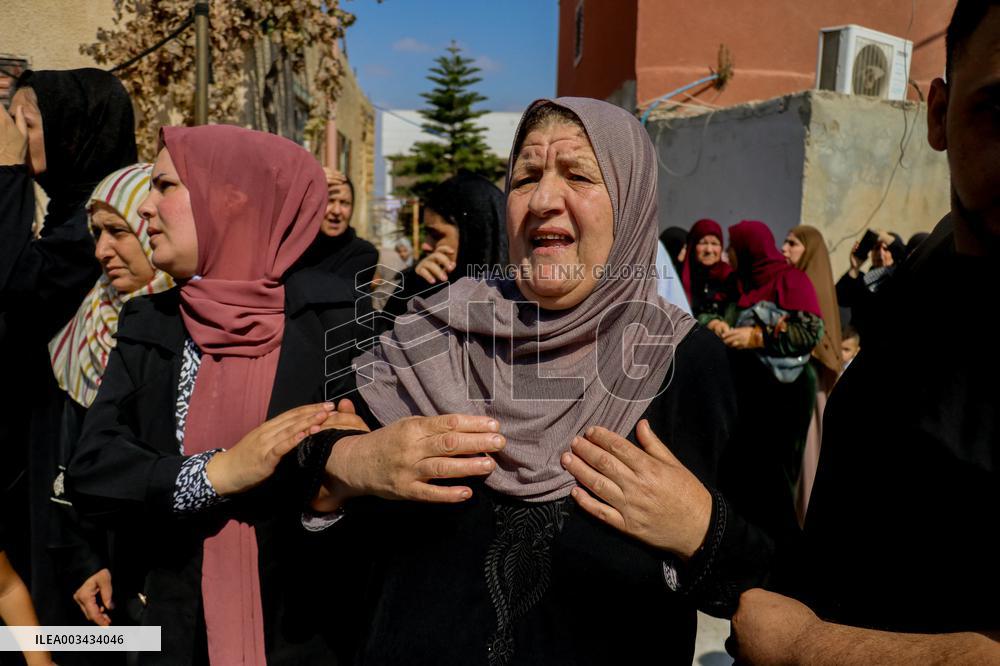 A Funeral Ceremony Held For Palestinian Ziad Abu Hlayel - West Bank