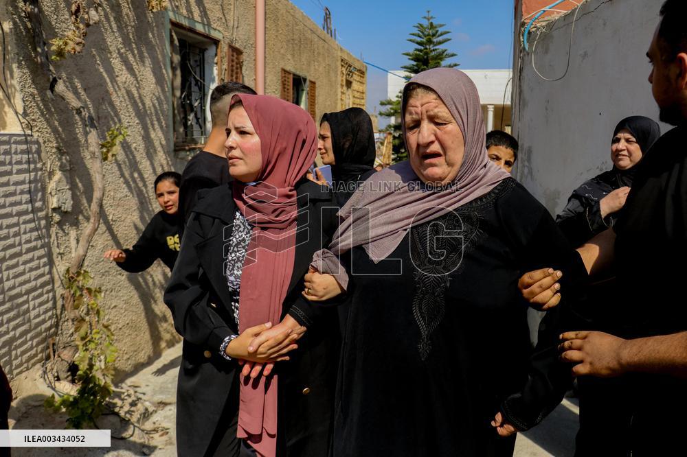 A Funeral Ceremony Held For Palestinian Ziad Abu Hlayel - West Bank