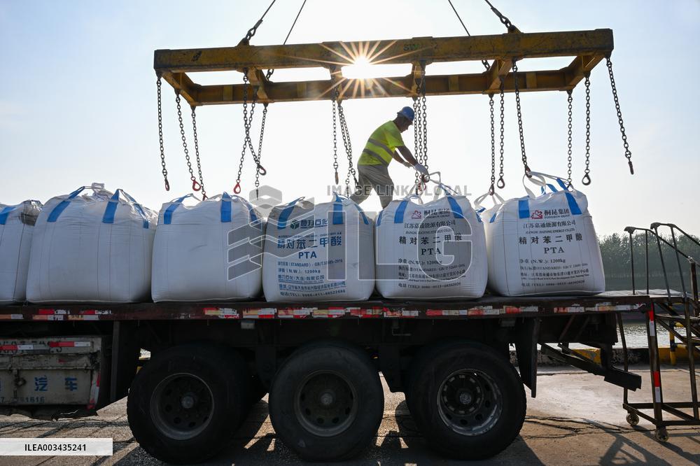 Siyang Port on the Beijing-Hangzhou Grand Canal in Suqian