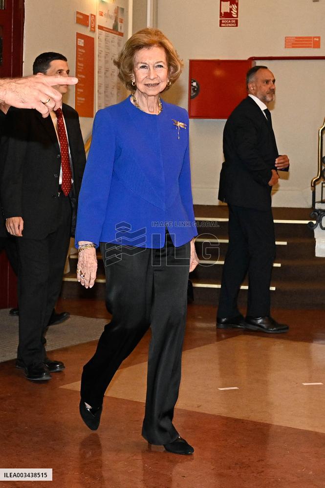Queen Sofia At XLI Queen Sofia Prize for Musical Composition - Madrid