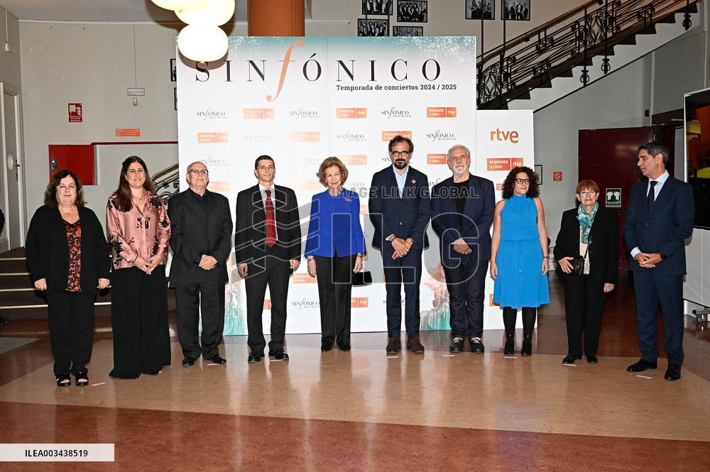 Queen Sofia At XLI Queen Sofia Prize for Musical Composition - Madrid