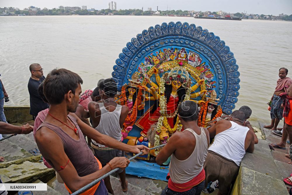 End of Durga Puja Festival Celebrations