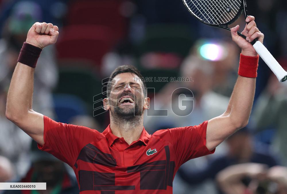 Novak Djokovic At Shanghai Masters