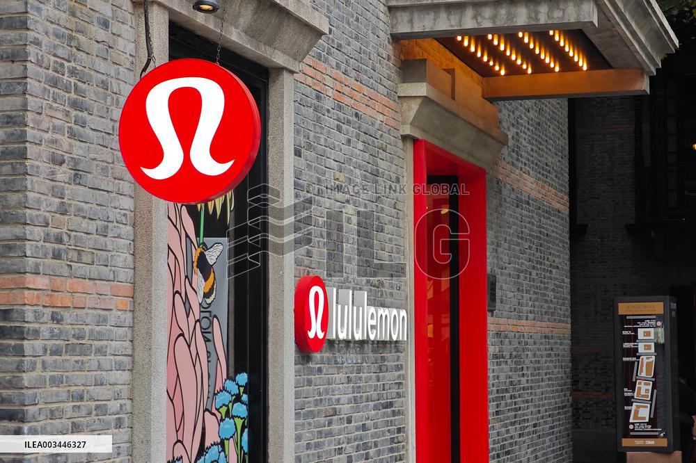 A Lululemon Store in Shanghai