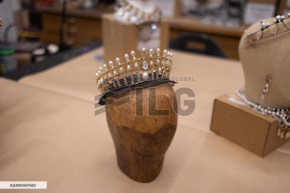 Queen Mathilde and Brigitte Macron visit the Opera Garnier - Paris