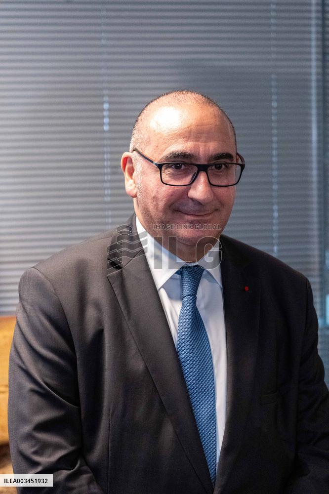 Bruno Retailleau at Sub-Directorate of the Judicial Police - Nanterre