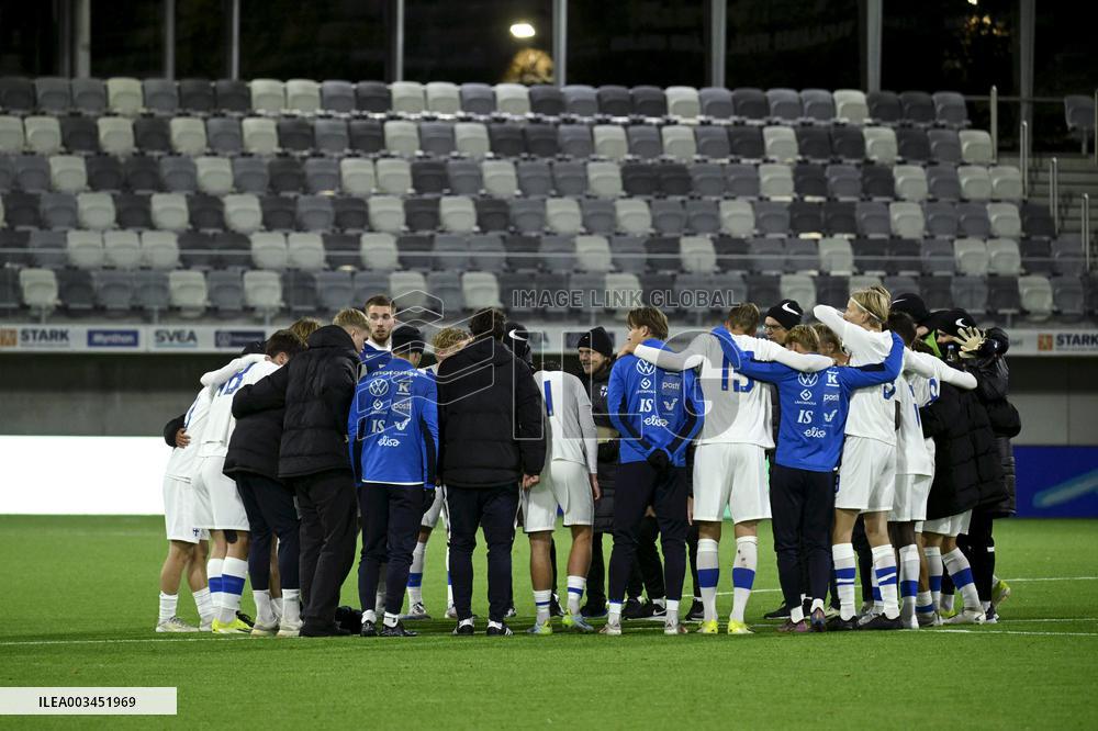 UEFA U21 European Championships qualifying match Finland vs Montenegro