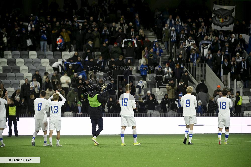 UEFA U21 European Championships qualifying match Finland vs Montenegro