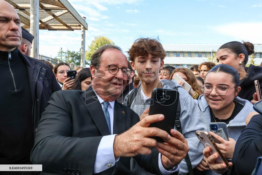 François Hollande Tribute to Samuel Paty at Amboise