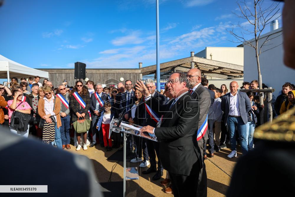 François Hollande Tribute to Samuel Paty at Amboise