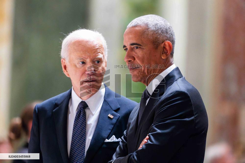 President Biden delivers eulogy for Ethel Kennedy in DC