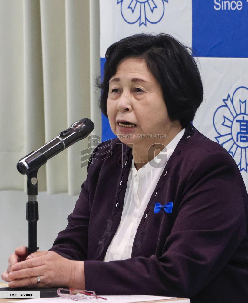 Ex-Japan abductee speaks in western Japan