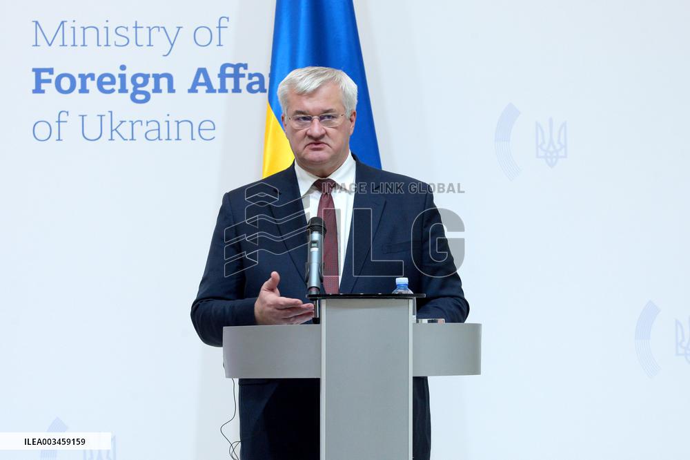 Joint news conference of Ukrainian and Norwegian FMs in Kyiv