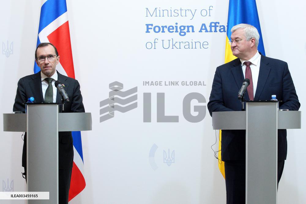 Joint news conference of Ukrainian and Norwegian FMs in Kyiv