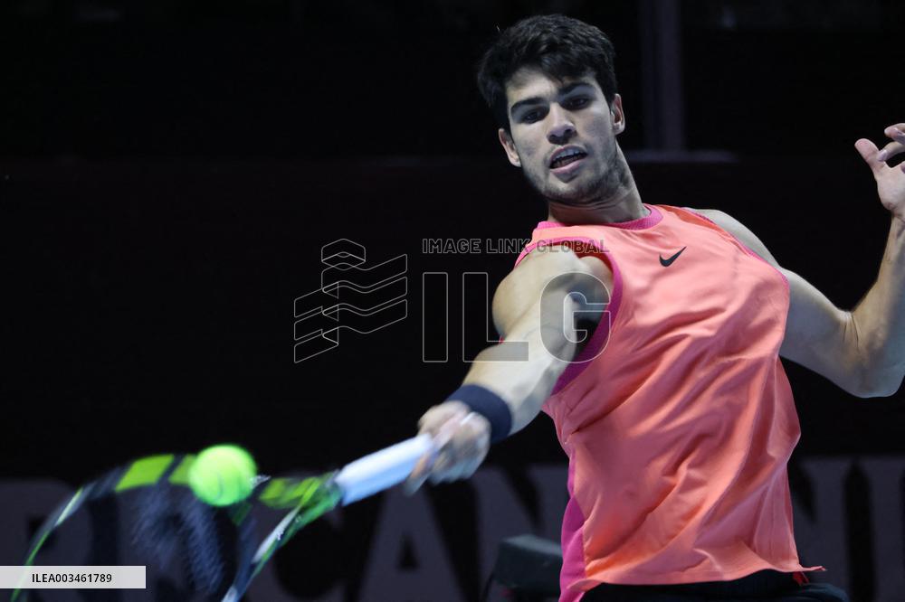 Rafael Nadal And Carlos Alcaraz At Six Kings Slam Exhibition Tennis Tournament - Riyadh