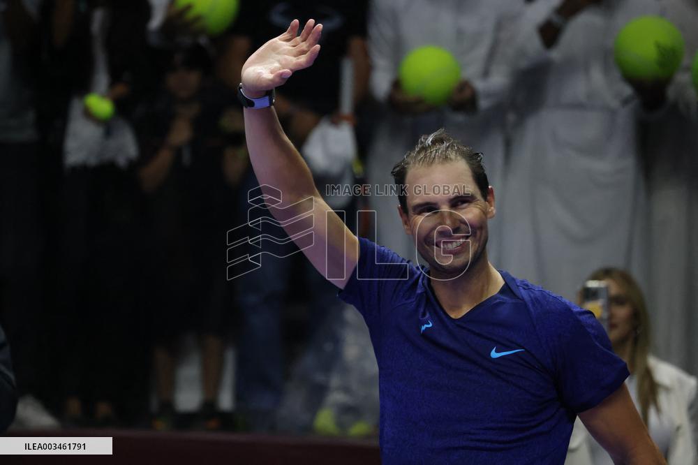 Rafael Nadal And Carlos Alcaraz At Six Kings Slam Exhibition Tennis Tournament - Riyadh