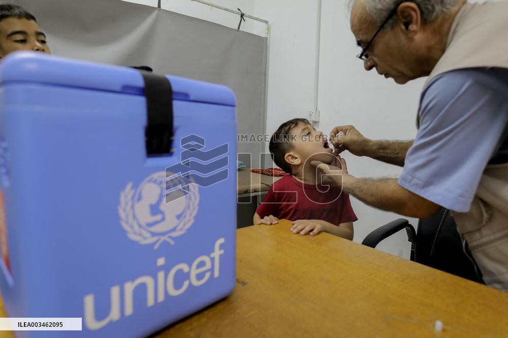 Polio Vaccination Campaign - Gaza