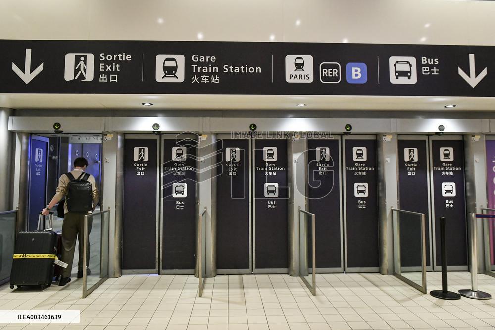 Visit to Charles de Gaulle airport near Paris FA