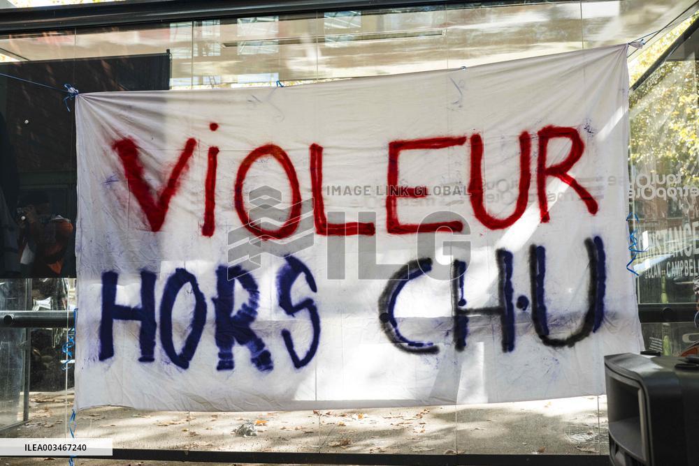 Demo against sexual violence at the Palais de Justice in Toulouse