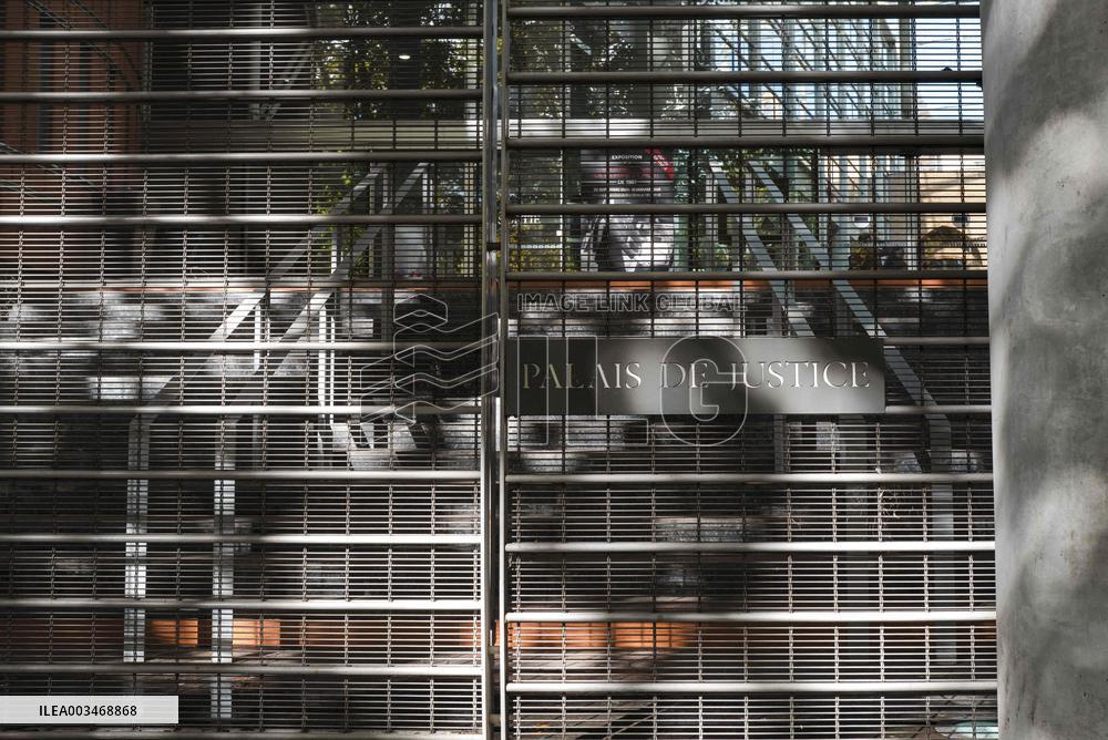Demo against sexual violence at the Palais de Justice in Toulouse
