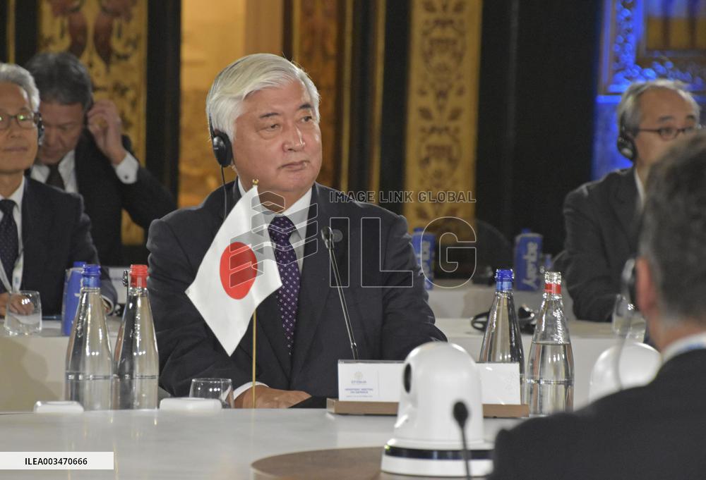 Japan-Britain-Italy defense talks in Naples