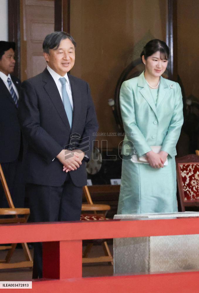 Japan emperor, princess at gagaku concert