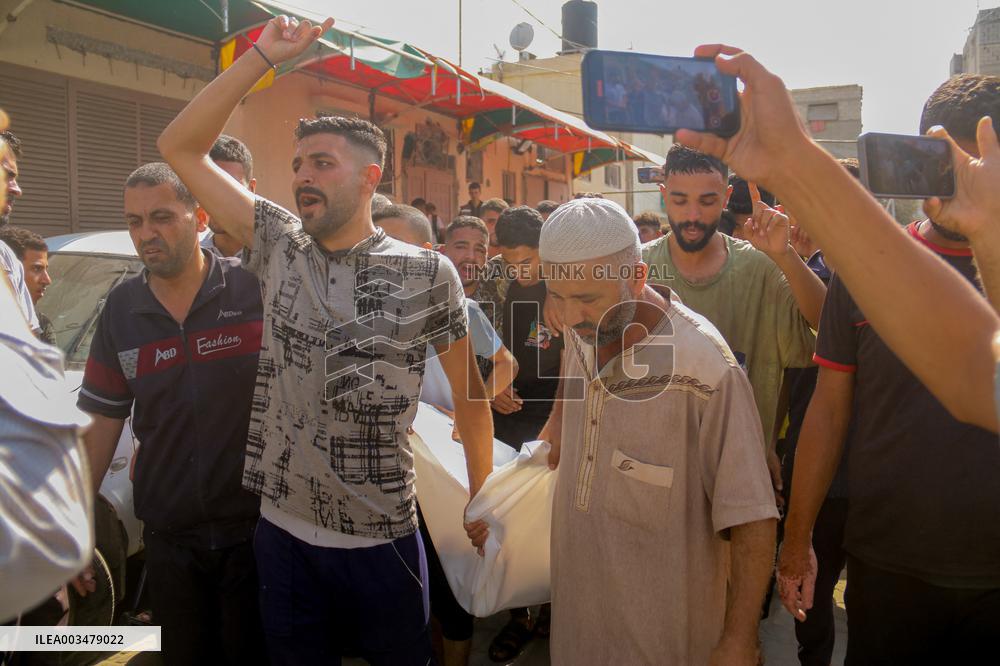 Israel Strikes Al-Nuseirat Refugee Camp - Gaza