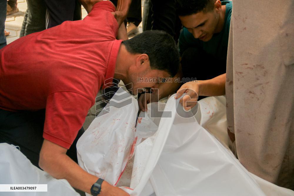 Israel Strikes Al-Nuseirat Refugee Camp - Gaza