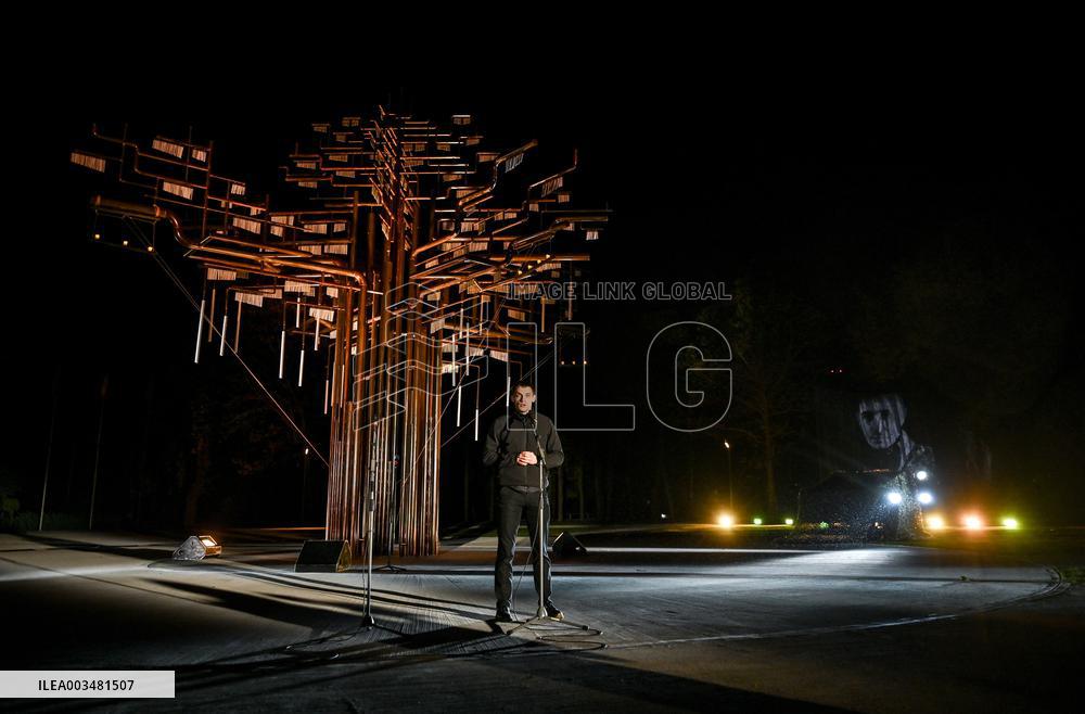 Tree of Memory installation unveiled in Zaporizhzhia
