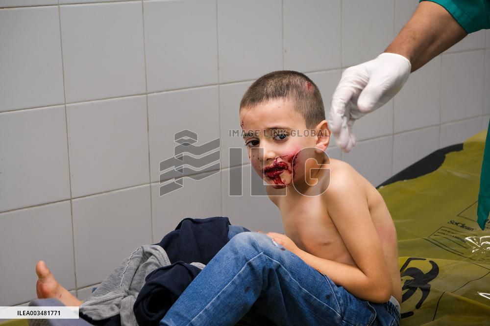 Lebanese Victims of Israeli Raid - Nabatieh