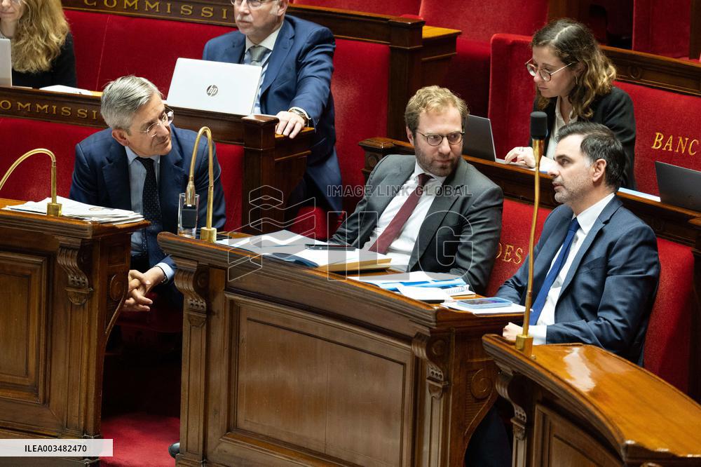 Debate on the orientation of public finances at the National Assembly - Paris