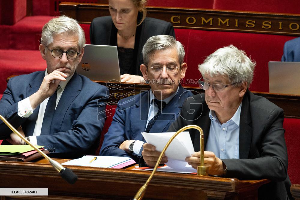 Debate on the orientation of public finances at the National Assembly - Paris