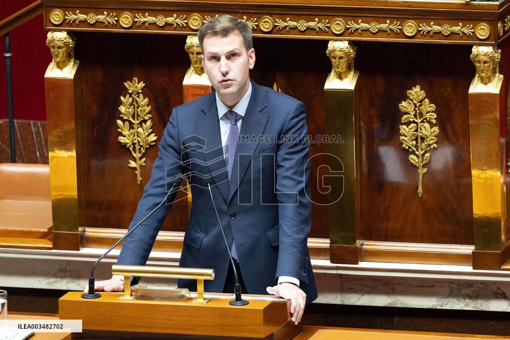 Debate on the orientation of public finances at the National Assembly - Paris